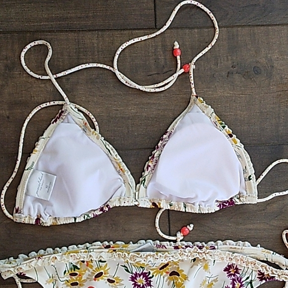 NEW JOVOVICH HANUK FLORAL BIKINI WOMANS XL - Picture 6 of 8